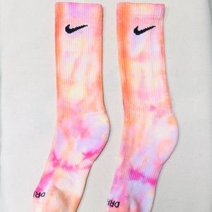 Tie dye New Nike socks